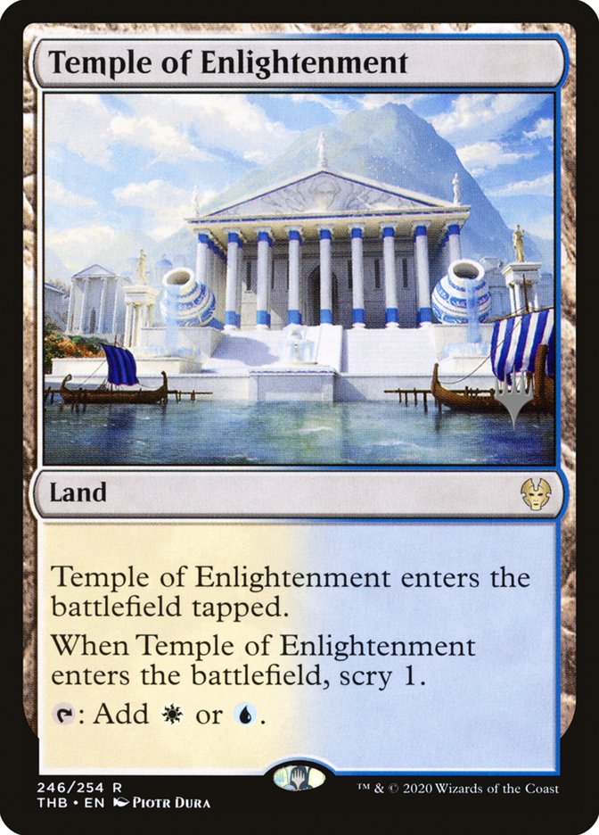 Temple of Enlightenment (Promo Pack) [Theros Beyond Death Promos] | GrognardGamesBatavia