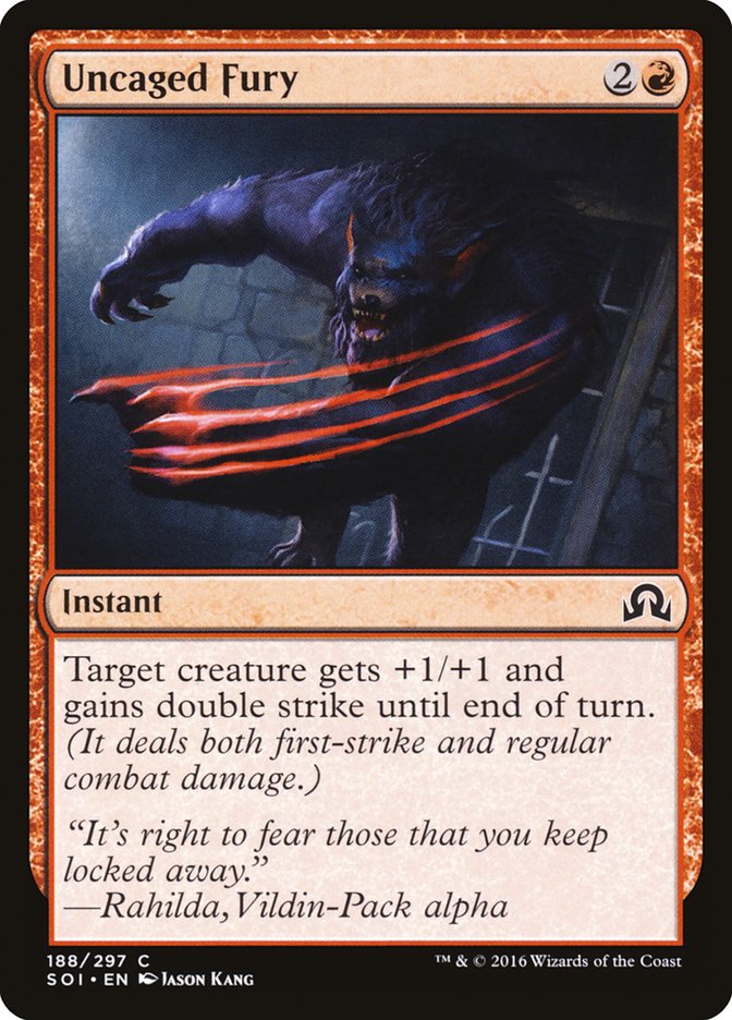 Uncaged Fury [Shadows over Innistrad] | GrognardGamesBatavia