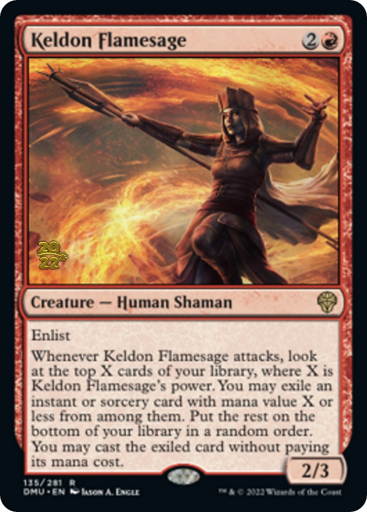 Keldon Flamesage [Dominaria United Prerelease Promos] | GrognardGamesBatavia