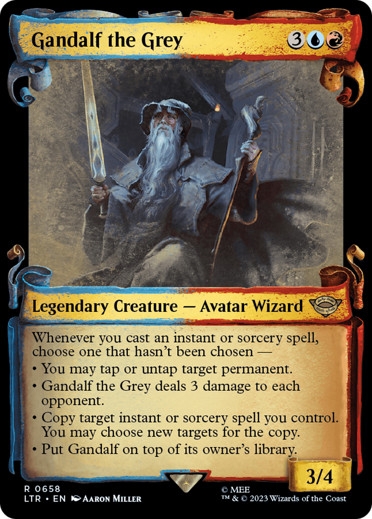 Gandalf the Grey [The Lord of the Rings: Tales of Middle-Earth Showcase Scrolls] | GrognardGamesBatavia