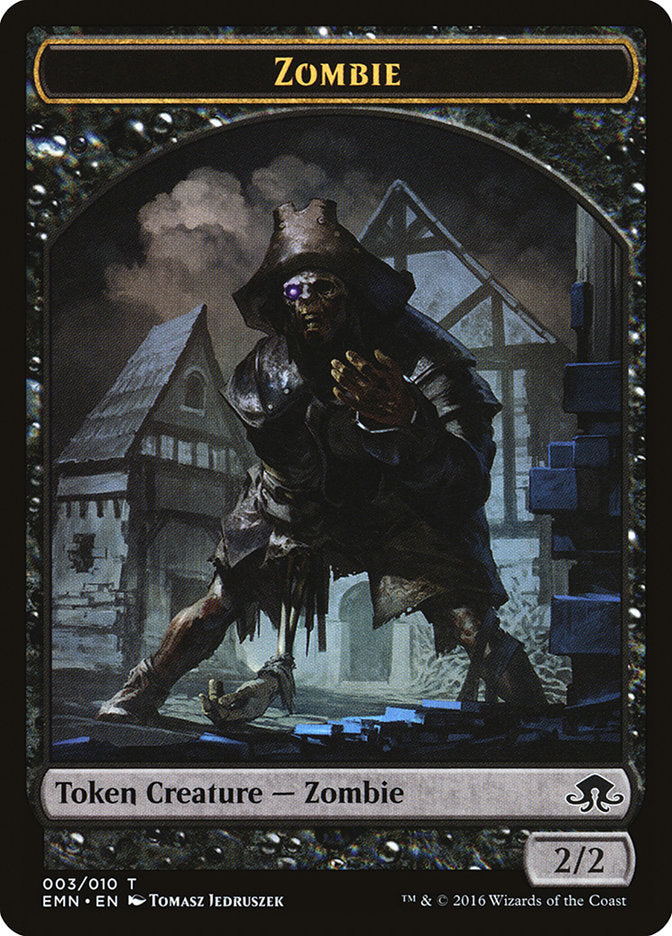 Zombie Token (003/010) [Eldritch Moon Tokens] | GrognardGamesBatavia