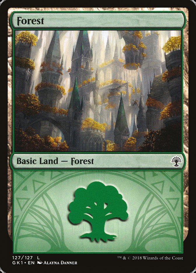 Forest (127) [Guilds of Ravnica Guild Kit] | GrognardGamesBatavia