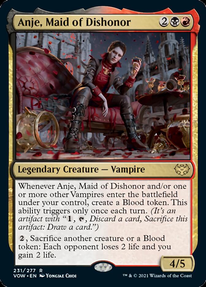 Anje, Maid of Dishonor [Innistrad: Crimson Vow] | GrognardGamesBatavia