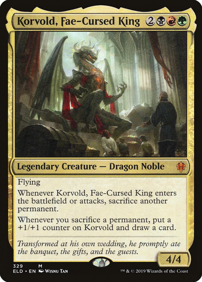 Korvold, Fae-Cursed King [Throne of Eldraine] | GrognardGamesBatavia