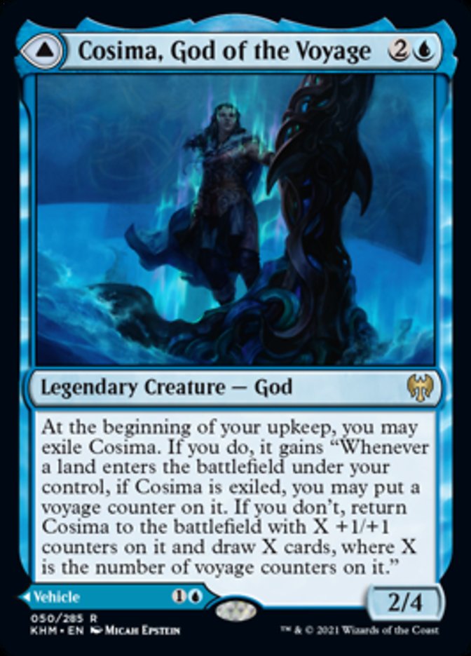 Cosima, God of the Voyage // The Omenkeel [Kaldheim] | GrognardGamesBatavia