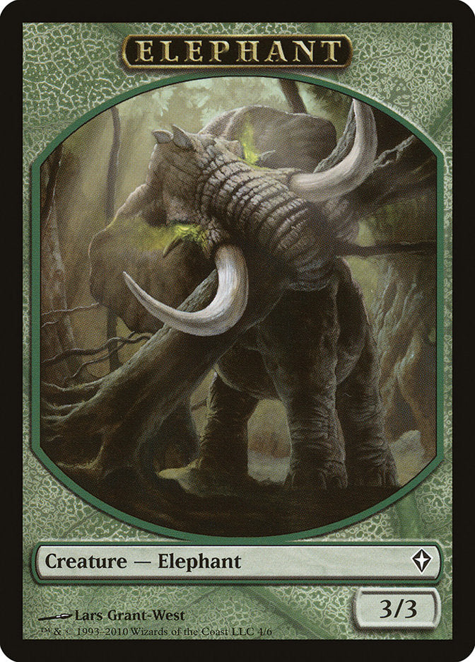 Elephant Token [Worldwake Tokens] | GrognardGamesBatavia