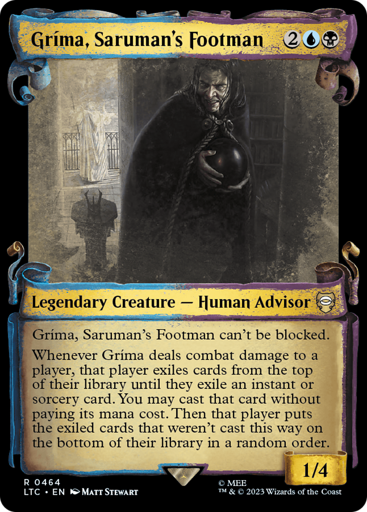 Grima, Saruman's Footman [The Lord of the Rings: Tales of Middle-Earth Commander Showcase Scrolls] | GrognardGamesBatavia