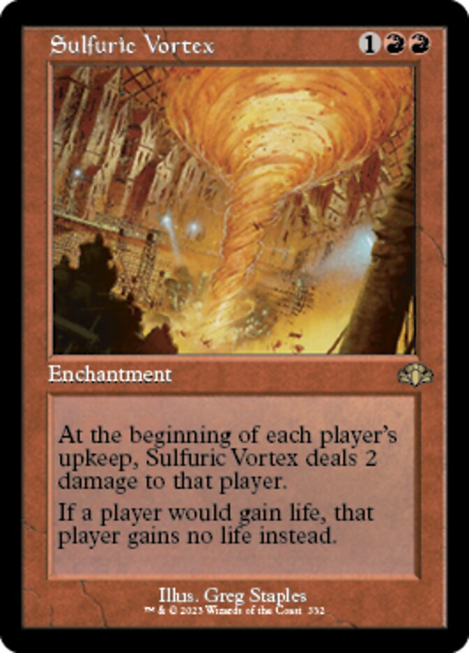 Sulfuric Vortex (Retro) [Dominaria Remastered] | GrognardGamesBatavia