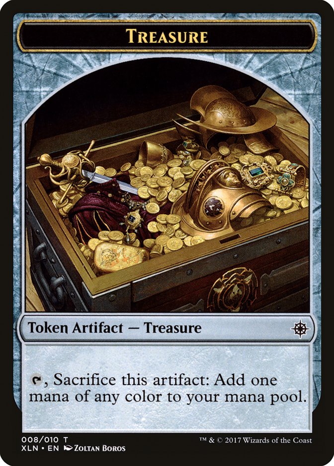 Treasure Token (008/010) [Ixalan Tokens] | GrognardGamesBatavia