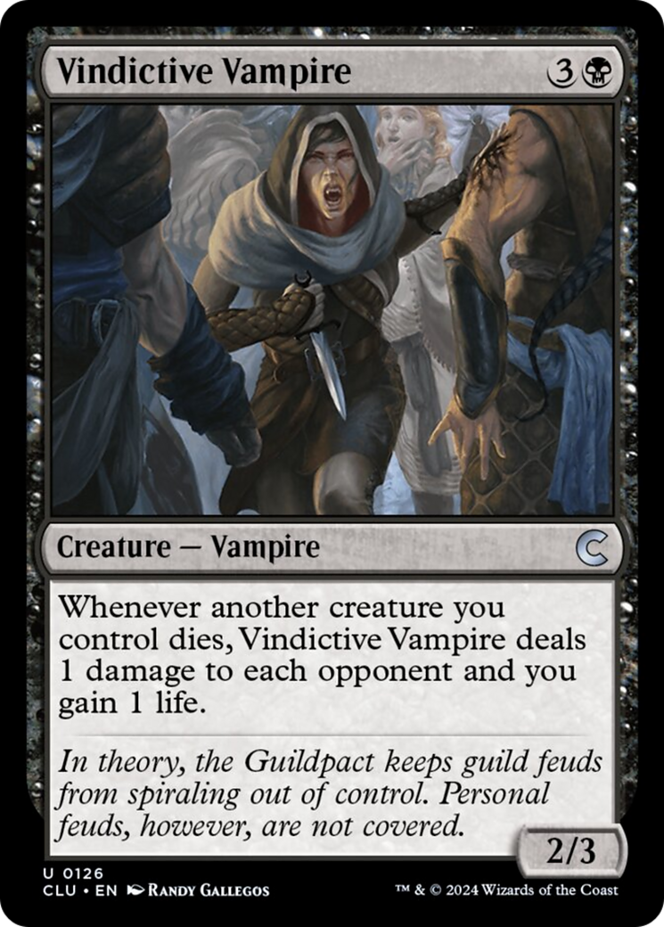 Vindictive Vampire [Ravnica: Clue Edition] | GrognardGamesBatavia