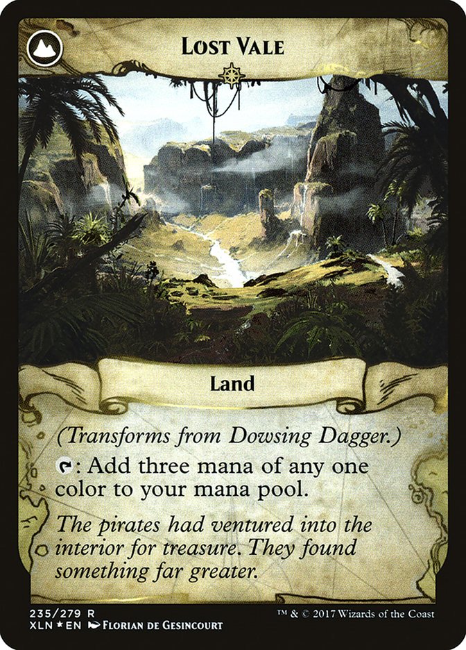 Dowsing Dagger // Lost Vale [Ixalan Prerelease Promos] | GrognardGamesBatavia