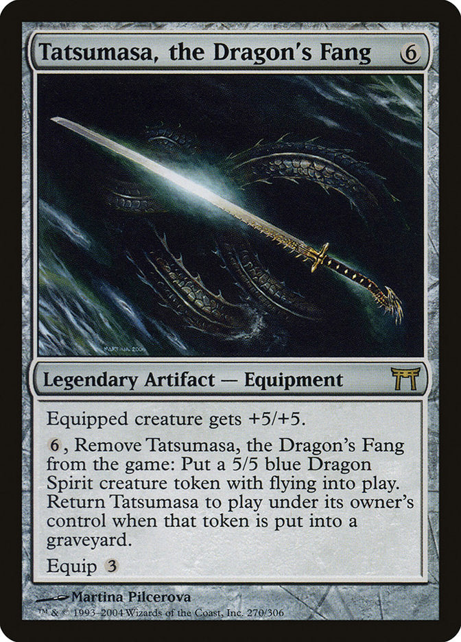 Tatsumasa, the Dragon's Fang [Champions of Kamigawa] | GrognardGamesBatavia