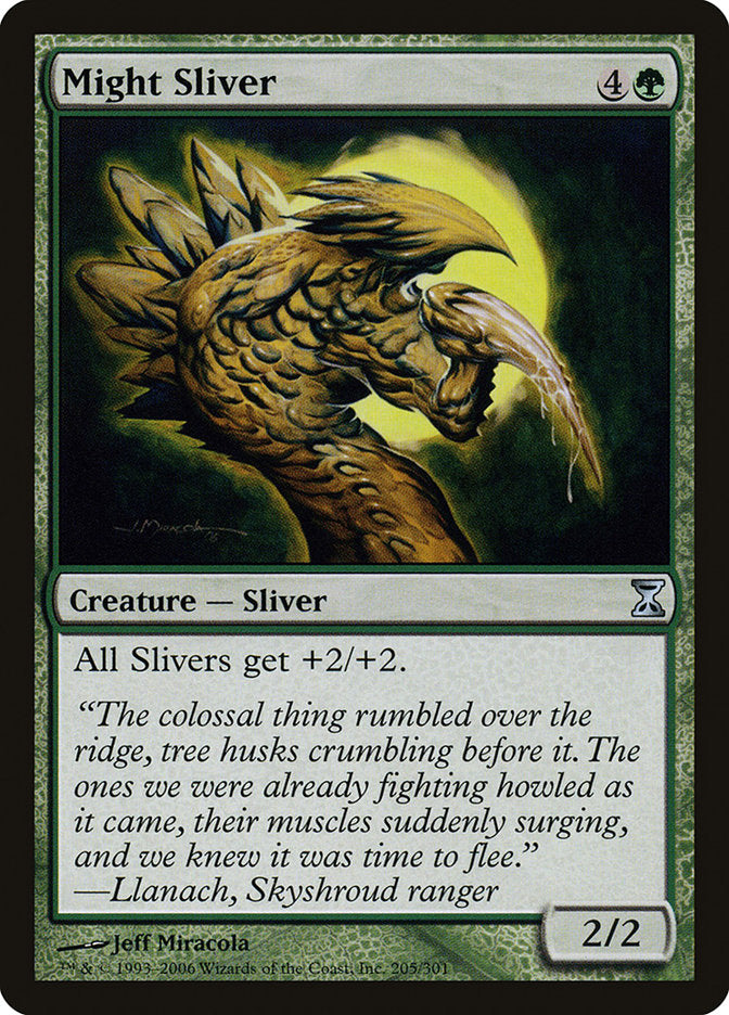 Might Sliver [Time Spiral] | GrognardGamesBatavia