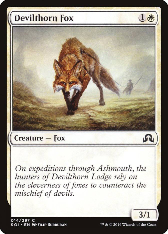 Devilthorn Fox [Shadows over Innistrad] | GrognardGamesBatavia