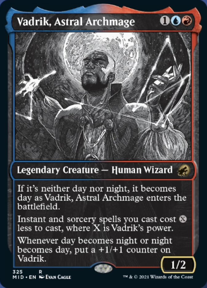 Vadrik, Astral Archmage (Showcase Eternal Night) [Innistrad: Midnight Hunt] | GrognardGamesBatavia