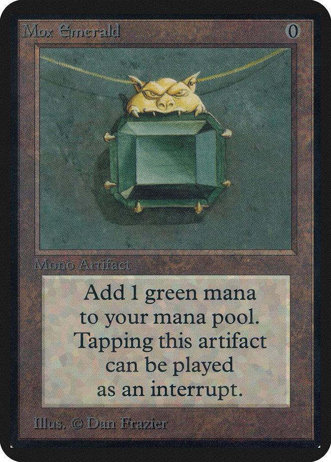 Mox Emerald [Alpha Edition] | GrognardGamesBatavia