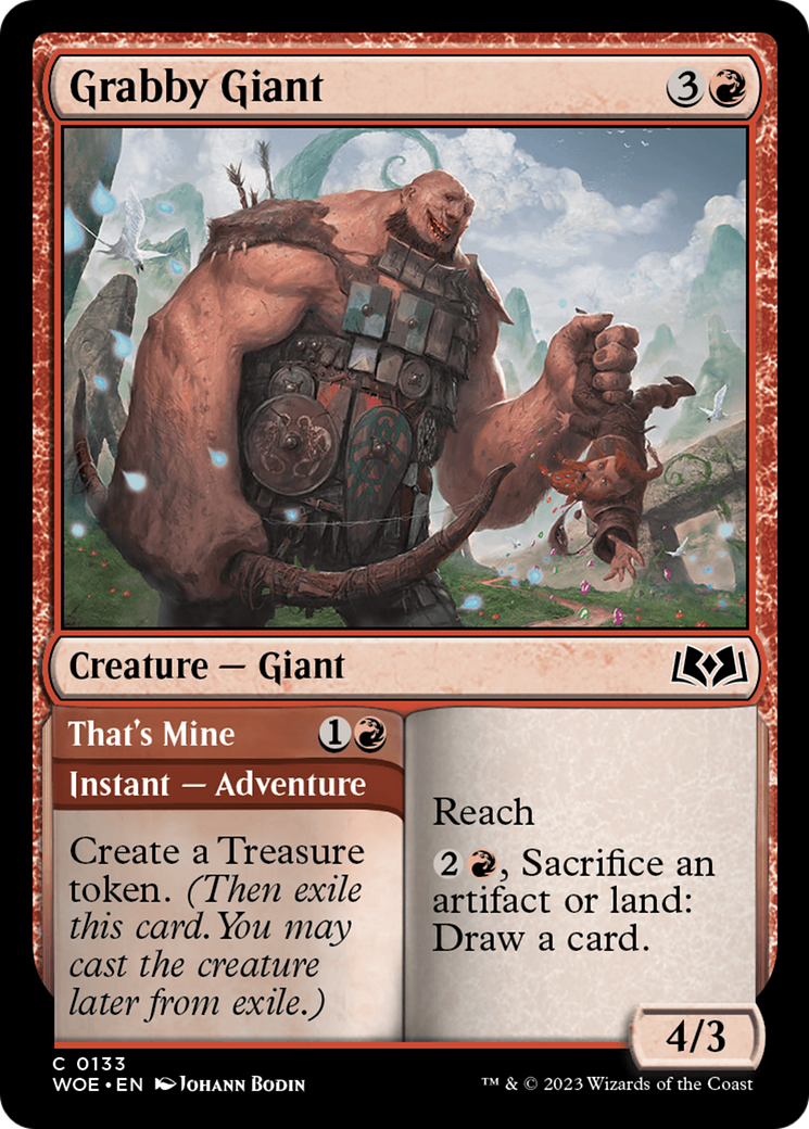 Grabby Giant // That's Mine [Wilds of Eldraine] | GrognardGamesBatavia