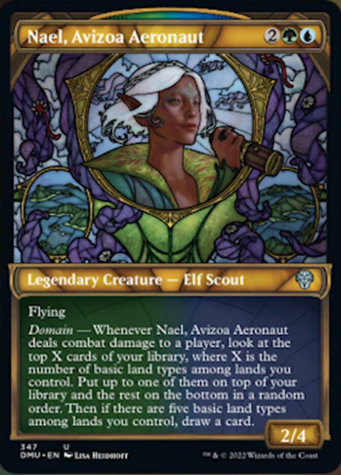 Nael, Avizoa Aeronaut (Showcase Textured) [Dominaria United] | GrognardGamesBatavia