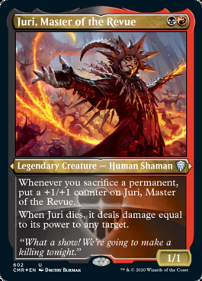 Juri, Master of the Revue (Etched) [Commander Legends] | GrognardGamesBatavia