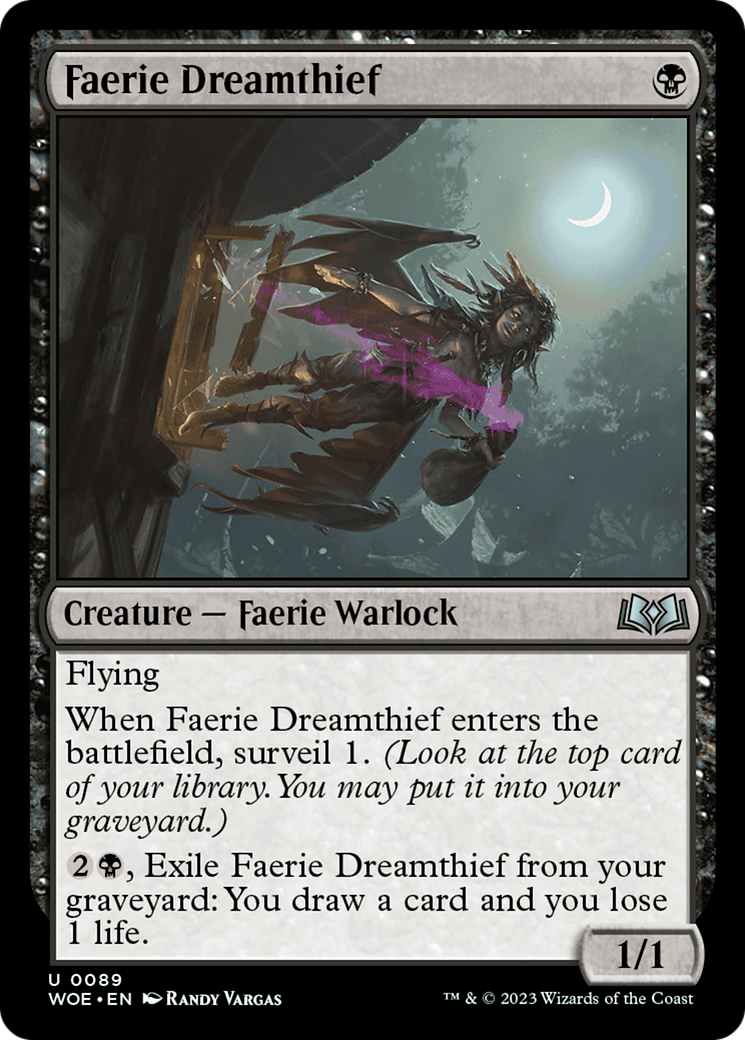 Faerie Dreamthief [Wilds of Eldraine] | GrognardGamesBatavia
