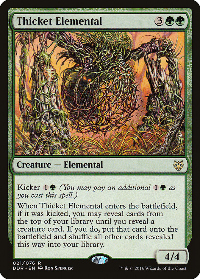 Thicket Elemental [Duel Decks: Nissa vs. Ob Nixilis] | GrognardGamesBatavia