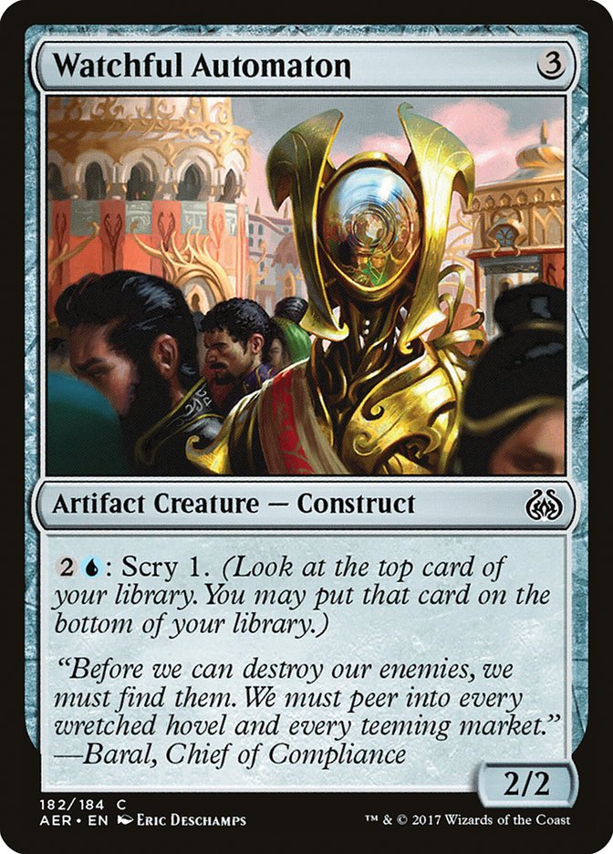 Watchful Automaton [Aether Revolt] | GrognardGamesBatavia