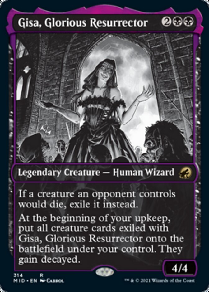 Gisa, Glorious Resurrector (Showcase Eternal Night) [Innistrad: Midnight Hunt] | GrognardGamesBatavia