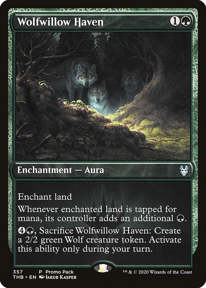 Wolfwillow Haven (Promo Pack) [Theros Beyond Death Promos] | GrognardGamesBatavia