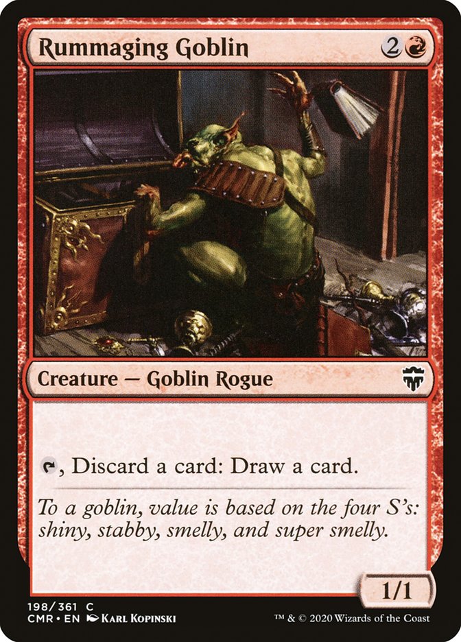 Rummaging Goblin [Commander Legends] | GrognardGamesBatavia