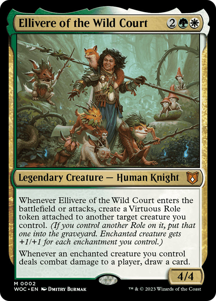 Ellivere of the Wild Court [Wilds of Eldraine Commander] | GrognardGamesBatavia