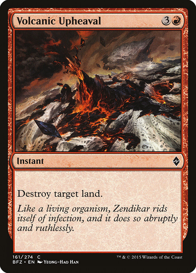 Volcanic Upheaval [Battle for Zendikar] | GrognardGamesBatavia