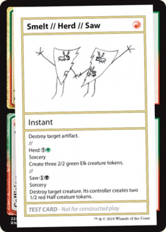 Smelt // Herd // Saw (2021 Edition) [Mystery Booster Playtest Cards] | GrognardGamesBatavia