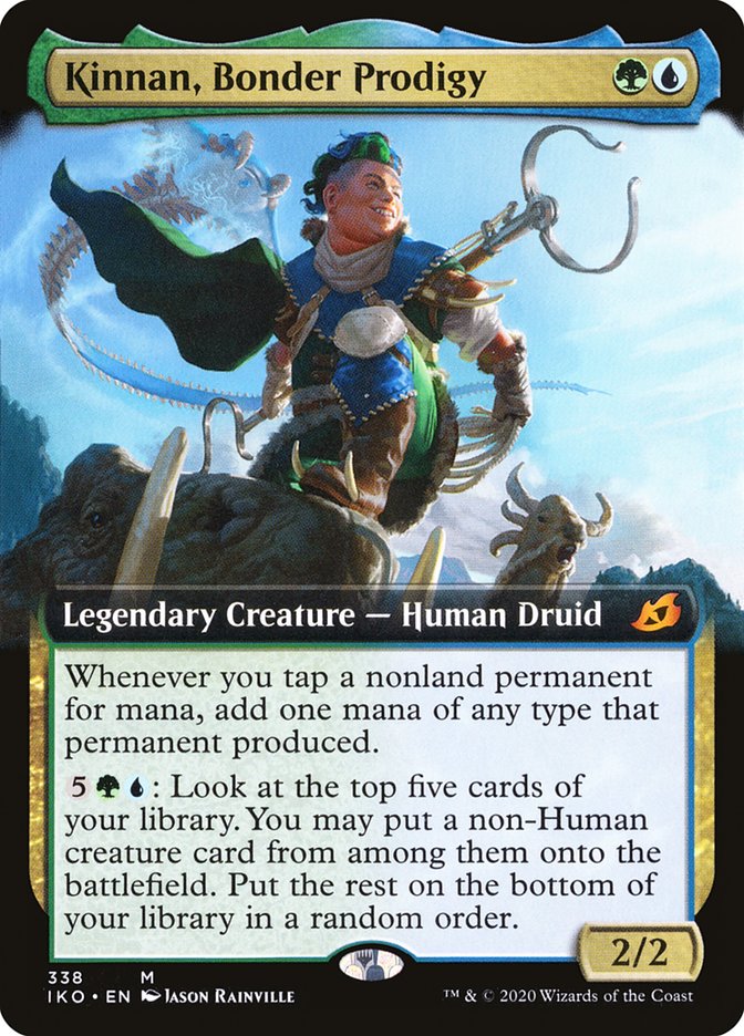 Kinnan, Bonder Prodigy (Extended Art) [Ikoria: Lair of Behemoths] | GrognardGamesBatavia