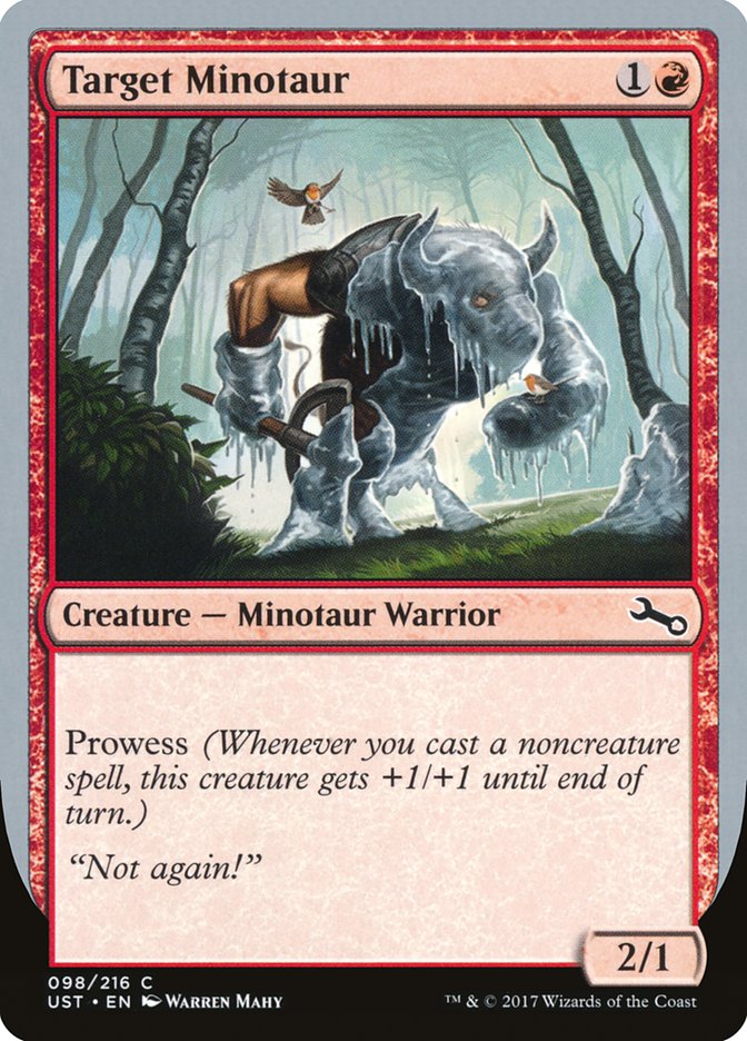 Target Minotaur (Ice Art) [Unstable] | GrognardGamesBatavia