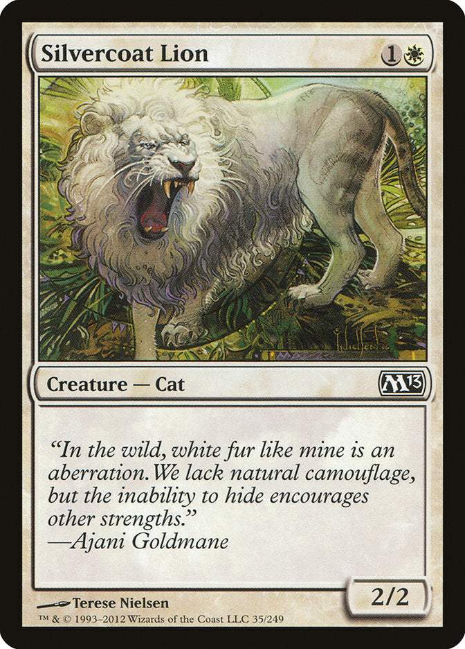 Silvercoat Lion [Magic 2013] | GrognardGamesBatavia