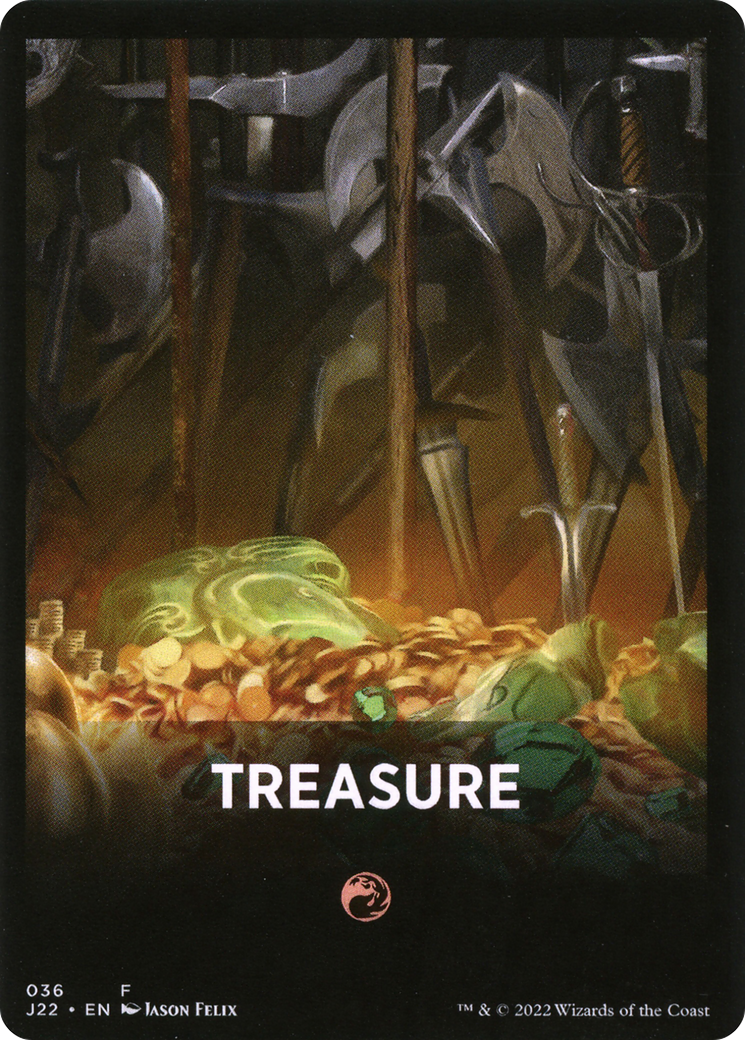 Treasure Theme Card [Jumpstart 2022 Front Cards] | GrognardGamesBatavia