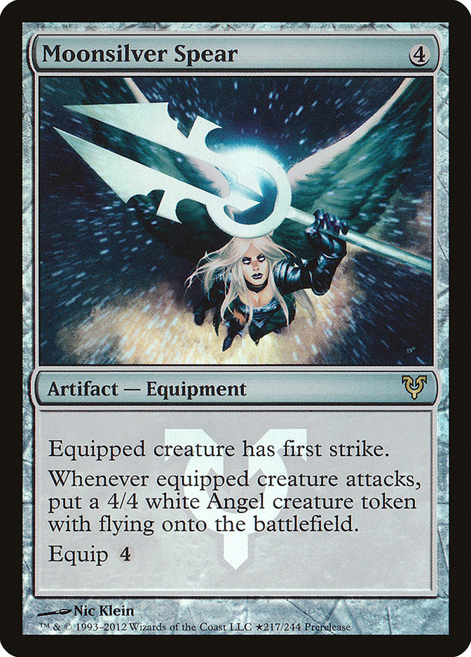 Moonsilver Spear [Avacyn Restored Prerelease Promos] | GrognardGamesBatavia