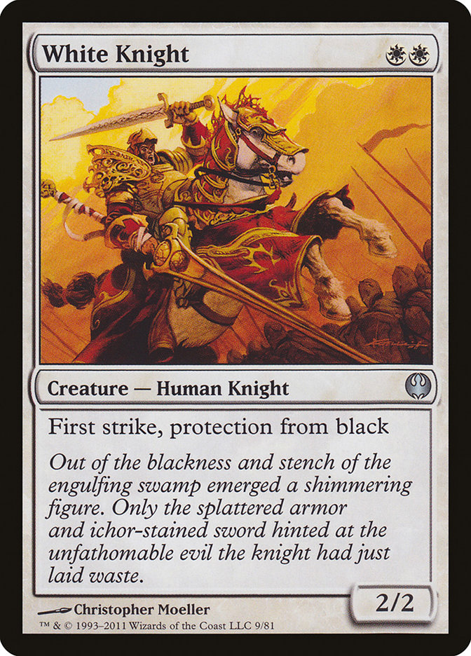 White Knight [Duel Decks: Knights vs. Dragons] | GrognardGamesBatavia