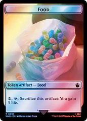 Dalek // Food (0057) Double-Sided Token (Surge Foil) [Doctor Who Tokens] | GrognardGamesBatavia