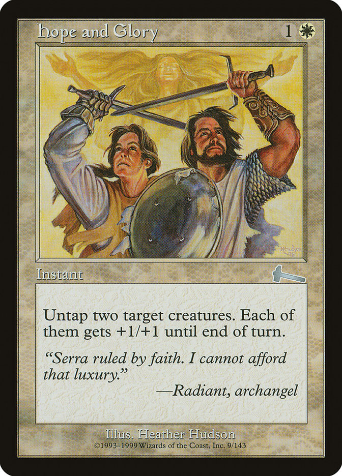 Hope and Glory [Urza's Legacy] | GrognardGamesBatavia