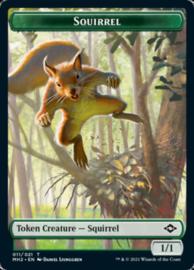 Squirrel Token [Modern Horizons 2 Tokens] | GrognardGamesBatavia