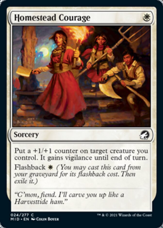 Homestead Courage [Innistrad: Midnight Hunt] | GrognardGamesBatavia