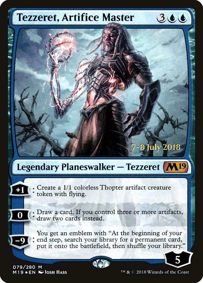 Tezzeret, Artifice Master [Core Set 2019 Prerelease Promos] | GrognardGamesBatavia