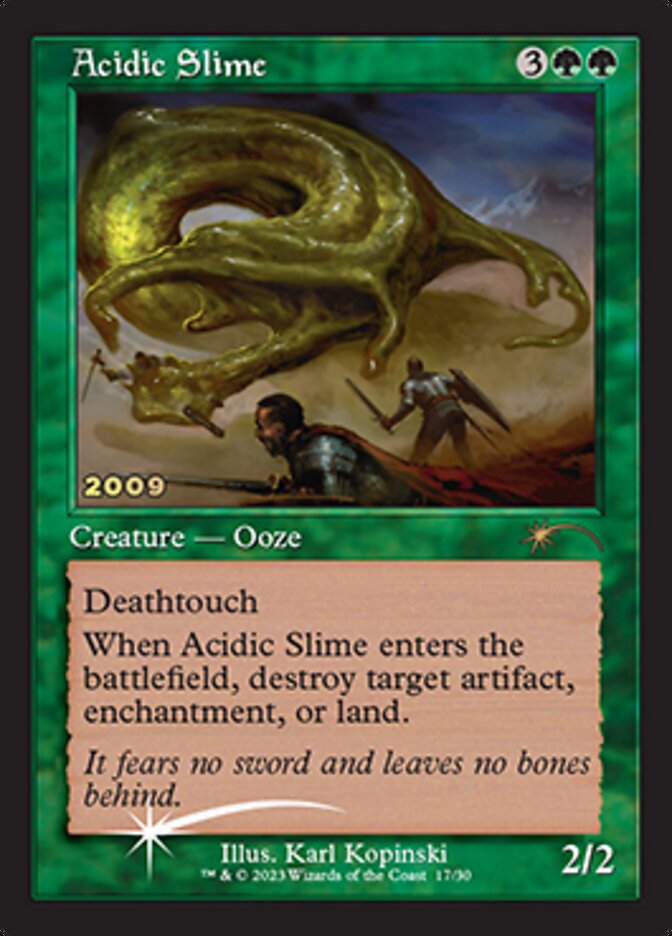 Acidic Slime [30th Anniversary Promos] | GrognardGamesBatavia
