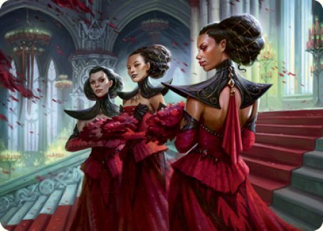 Olivia's Attendants Art Card [Innistrad: Crimson Vow Art Series] | GrognardGamesBatavia