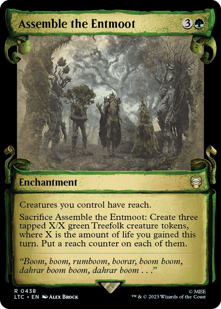Assemble the Entmoot [The Lord of the Rings: Tales of Middle-Earth Commander Showcase Scrolls] | GrognardGamesBatavia