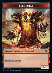 Soldier // Elemental Double-Sided Token [Dominaria United Tokens] | GrognardGamesBatavia