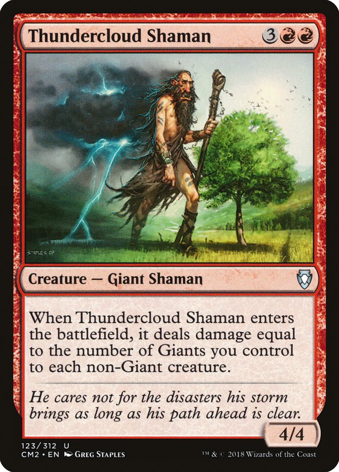 Thundercloud Shaman [Commander Anthology Volume II] | GrognardGamesBatavia