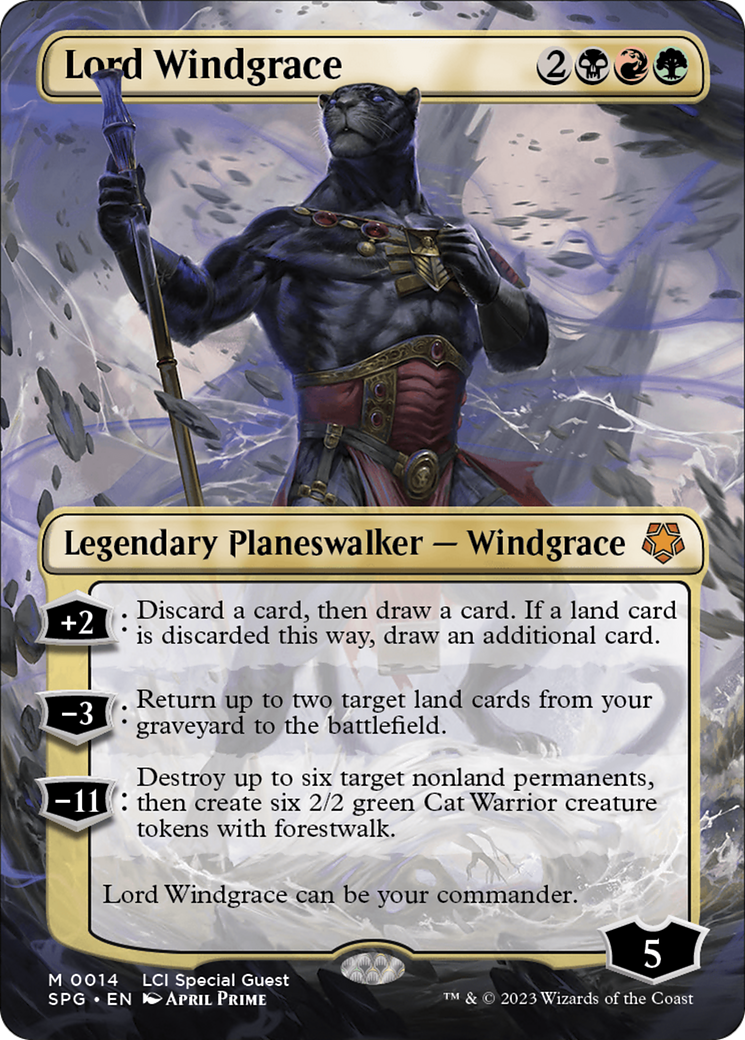 Lord Windgrace (Borderless) [The Lost Caverns of Ixalan Special Guests] | GrognardGamesBatavia