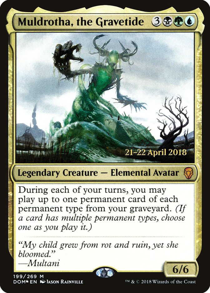 Muldrotha, the Gravetide [Dominaria Prerelease Promos] | GrognardGamesBatavia